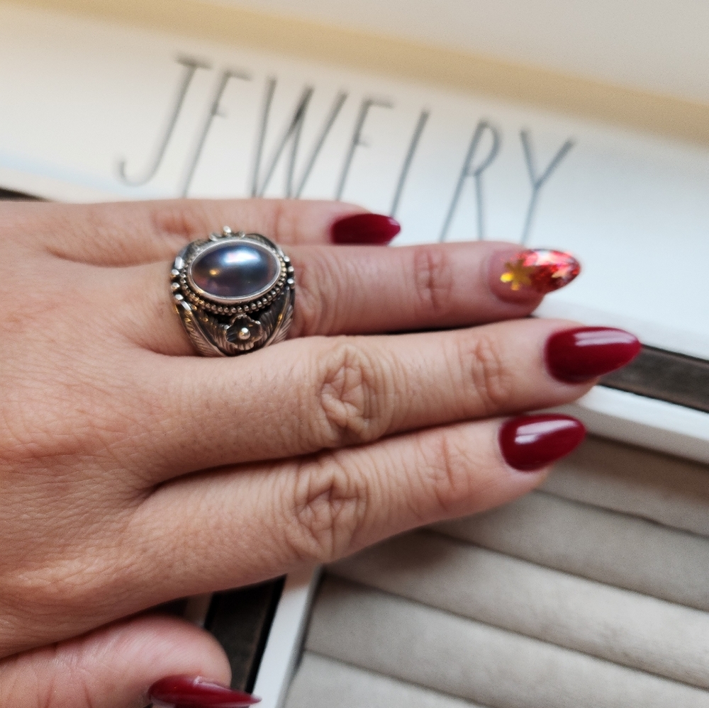 Solid silver ring - Picture 9 of 12